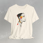 Abstract Profile Art Tee Becheretty — Minimal Geometric Woman Portrait T-Shirt