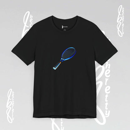 Vintage Tennis Racket - Graphic T'Shirt Becheretty - Tennis Enthusiasts - Casual Wear