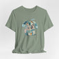 Dog Lovers Tee "Frenchie" Art Graphic Becheretty - Special gift for French Bulldog owners - Casual Wear