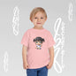 Toddler T-Shirt Cute Graphic Character Becheretty - Playful Toddler Wear - Summer Top
