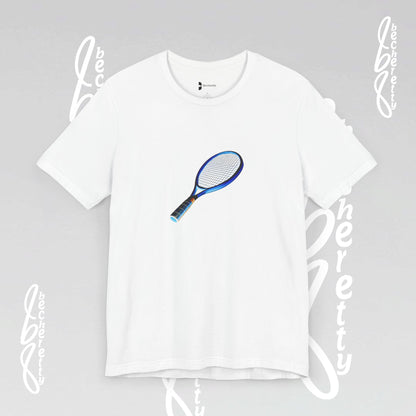 Vintage Tennis Racket - Graphic T'Shirt Becheretty - Tennis Enthusiasts - Casual Wear