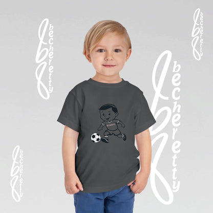 Toddler T'Shirt for Playful Days By Becheretty Design - Casual Toddler Wear - Soccer Lovers