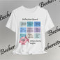 Graphic T-Shirt "Reflection Board"  Art Minimalist Becheretty - Funny Motivational Reminder Tee