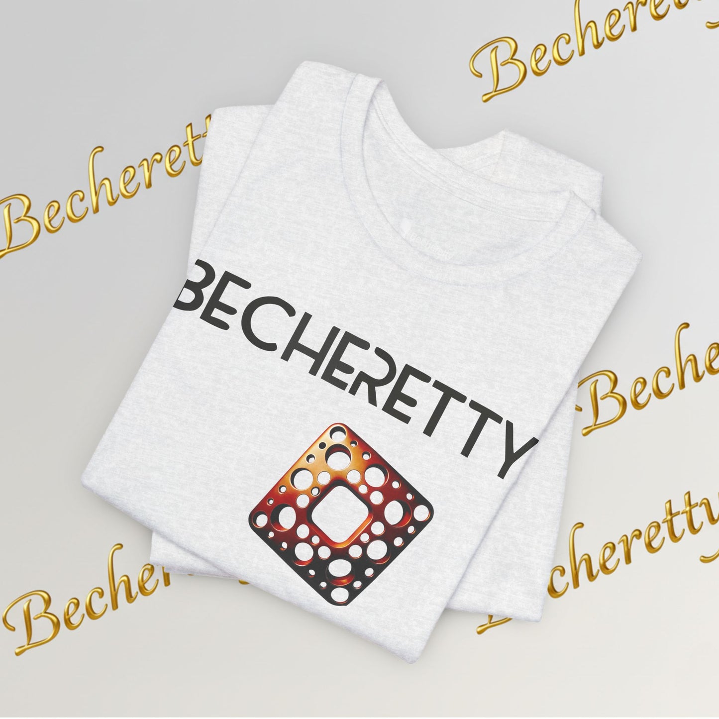 Stylish Minimalist Art Design Becheretty - Trendy short sleeve T-Shirt - Casual Wear - Gift for Him