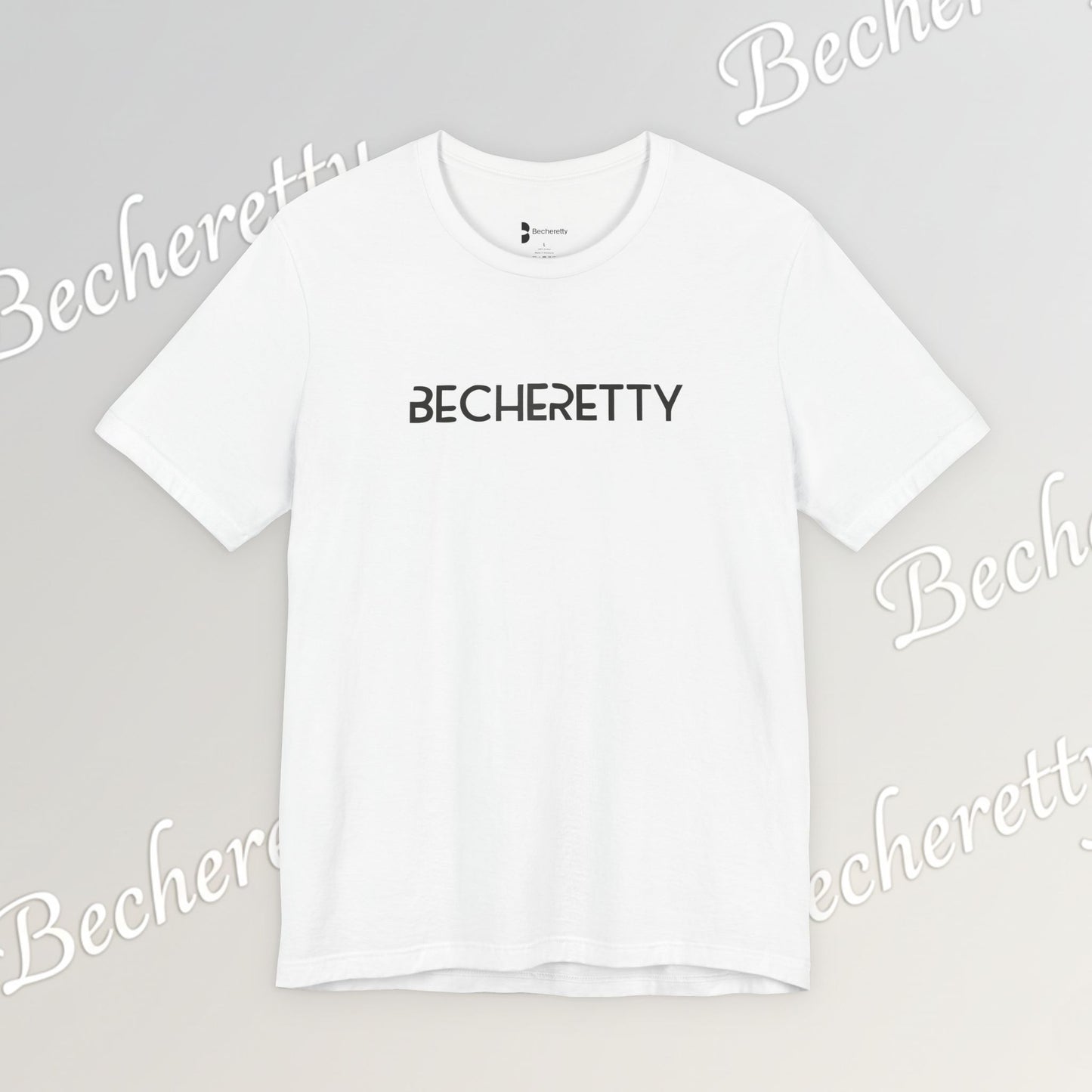 Short Sleeve Tee Becheretty  "Minimalist Design. Maximum Impact" Express Yourself. Casual Wear