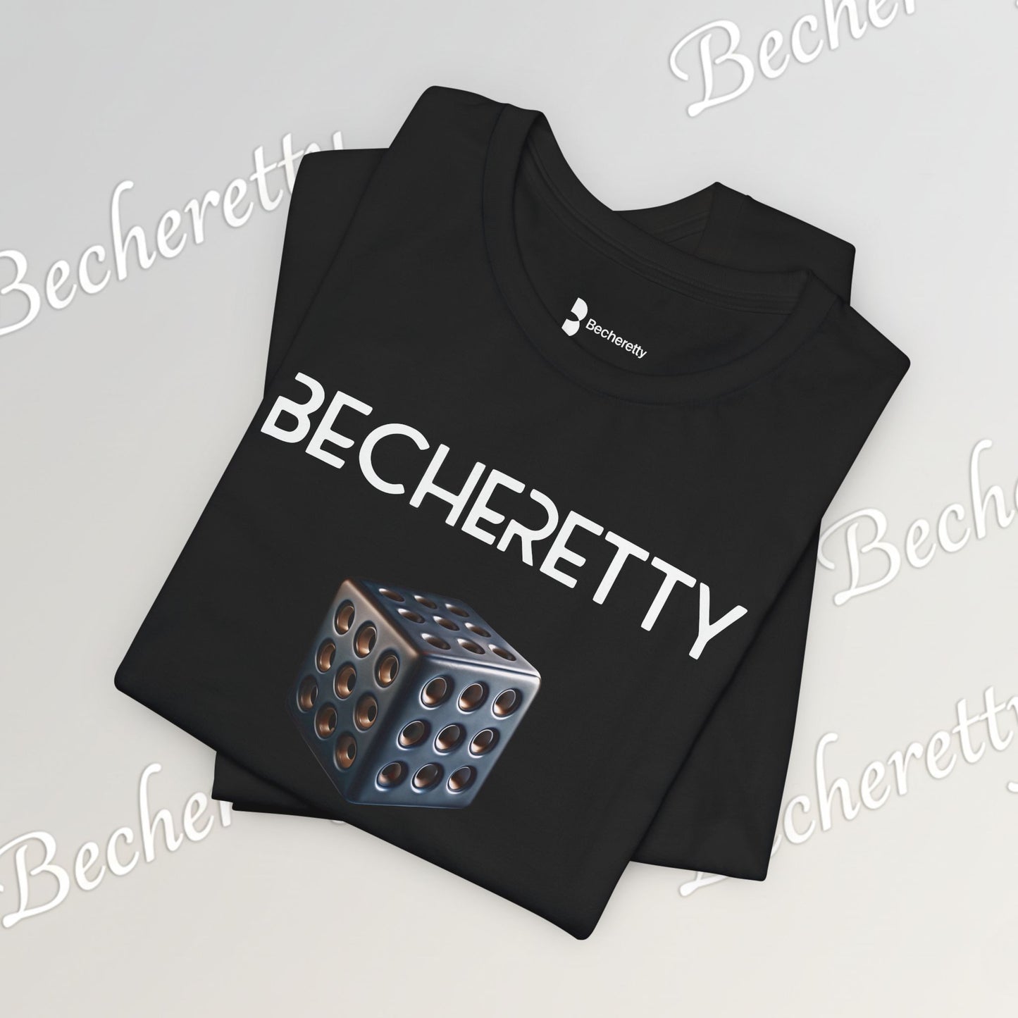 Becheretty Cube T-Shirt – Minimalist Geometric Graphic Art Expression - Casual wear - Gamers Gift