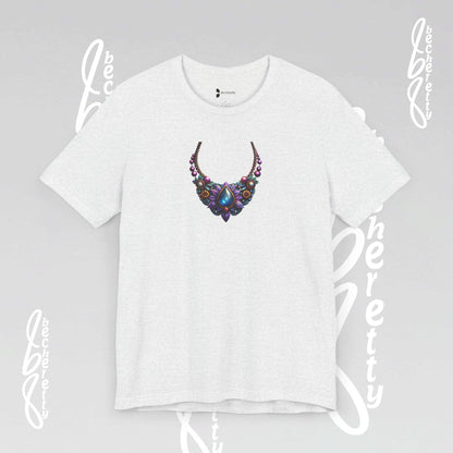 Colorful Necklace Design - Bohemian Inspire - Short Sleeve T'Shirt - Perfect gift for women