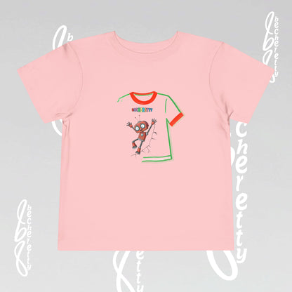 Toddler T-Shirt - Funny Robot Character Becheretty - Casual Kids outfit