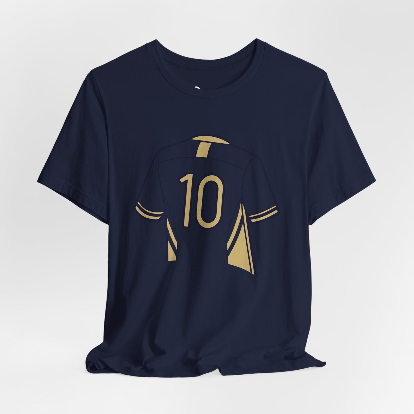 Soccer T-Shirt Number 10 - Art Minimalist Becheretty - Game Day - Casual wear - Perfect Gift for Soccer Lovers