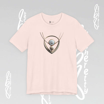 Artistic Necklace - Graphic Tee Becheretty – Unique Design - Casual wear - Women's Perfect Gift