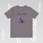 Trendy Graphic T-Shirt Becheretty - Futuristic High Heel Design, Fashion, Casual Wear