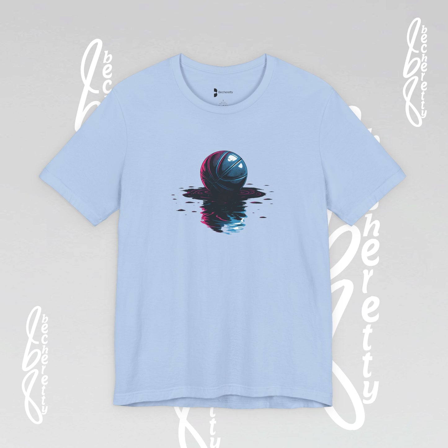 Basketball T-Shirt - Art Graphic Becheretty - Perfect gift for Basketball Lovers - Casual Wear