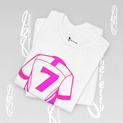 Soccer T-Shirt Number 7 - Art Minimalist Graphic Becheretty - New style of t-shirt for soccer fans, casual wear