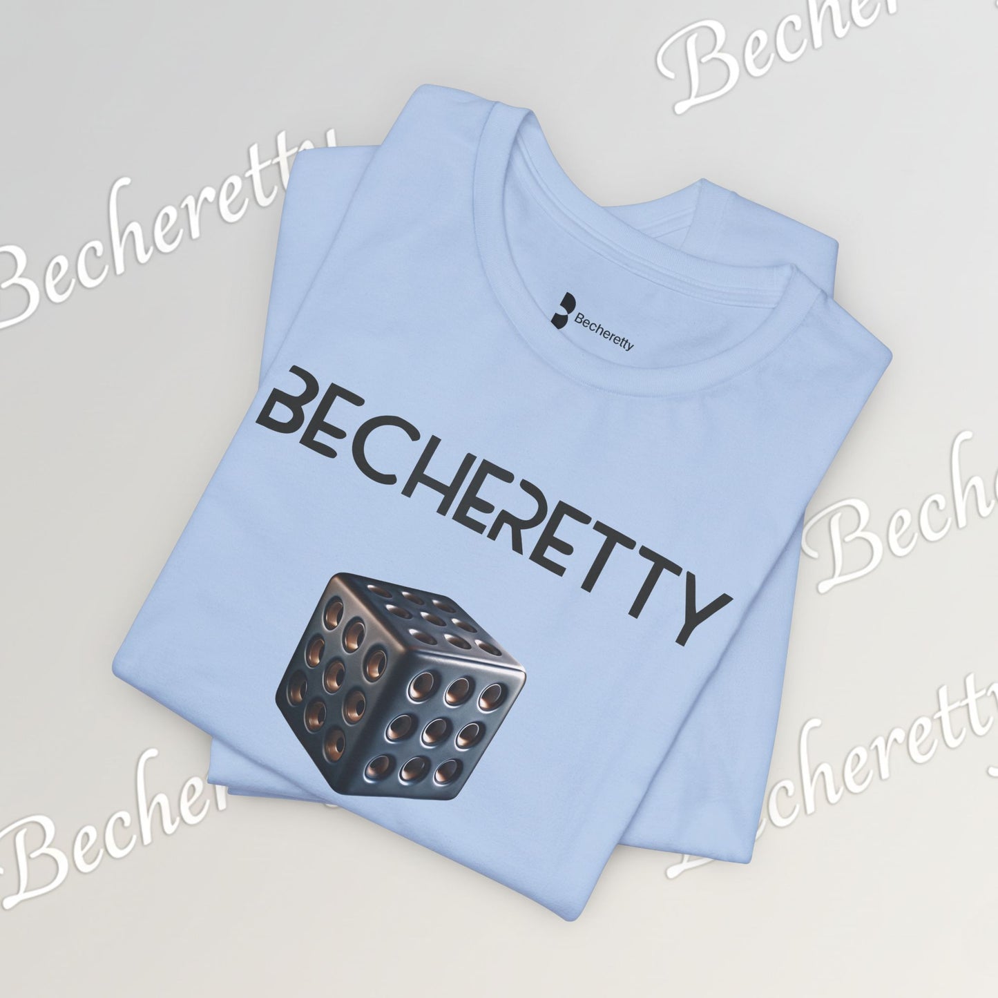 Becheretty Cube T-Shirt – Minimalist Geometric Graphic Art Expression - Casual wear - Gamers Gift