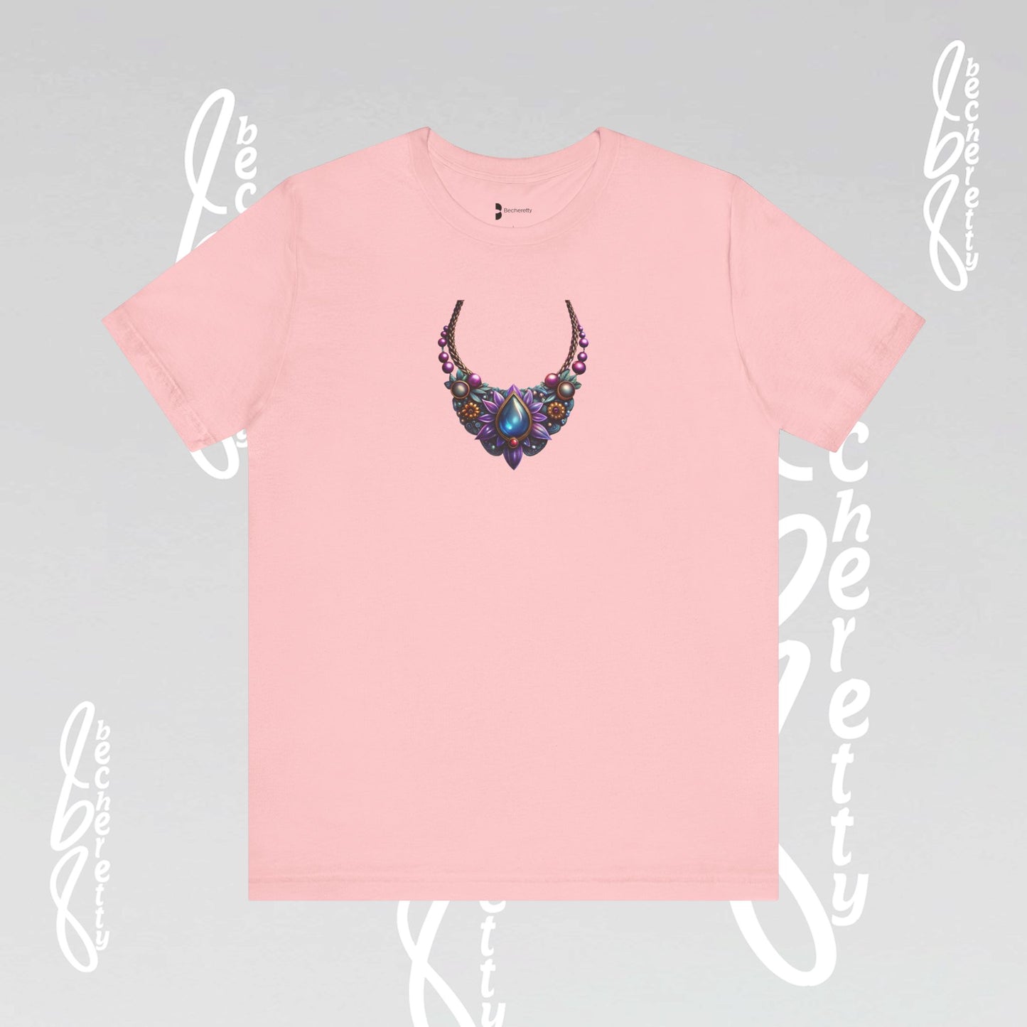 Colorful Necklace Design - Bohemian Inspire - Short Sleeve T'Shirt - Perfect gift for women