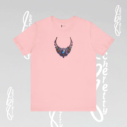 Colorful Necklace Design - Bohemian Inspire - Short Sleeve T'Shirt - Perfect gift for women