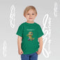 Toddler T-Shirt with a Cute Dino - Becheretty Playful Design Tee - Birthday Gift Idea