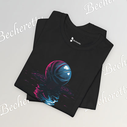 Abstract Basketball T-Shirt - Art Graphic Becheretty - Perfect gift for Basketball Lovers - Casual Wear