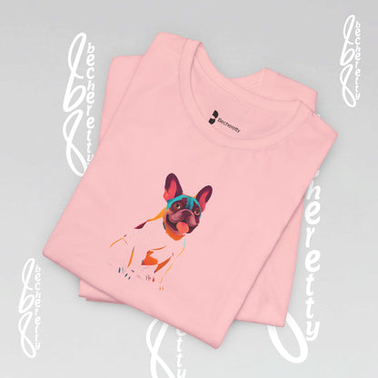 French Bulldog - T-Shirt - Artistic Graphic Design Becheretty - Unisex - Perfect Gift Dogs Lovers