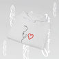 'Painting Love' Hoodie - Art Minimalist Becheretty - Quietly expressive brushstroke - Wearable Art  that speaks softly