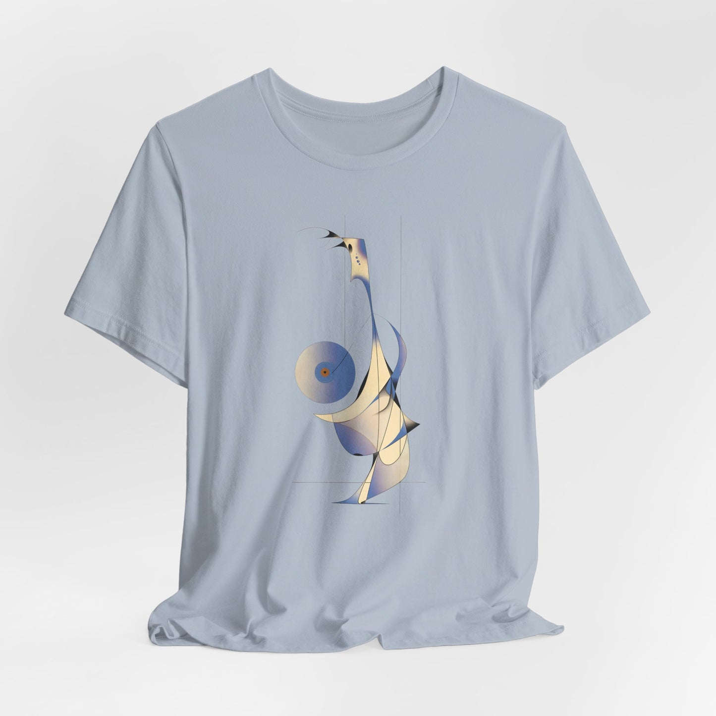 Abstract DJ Tee - Art Graphic Minimalist Becheretty - Perfect for Casual Outfits, Gift for Friends, Summer Style.