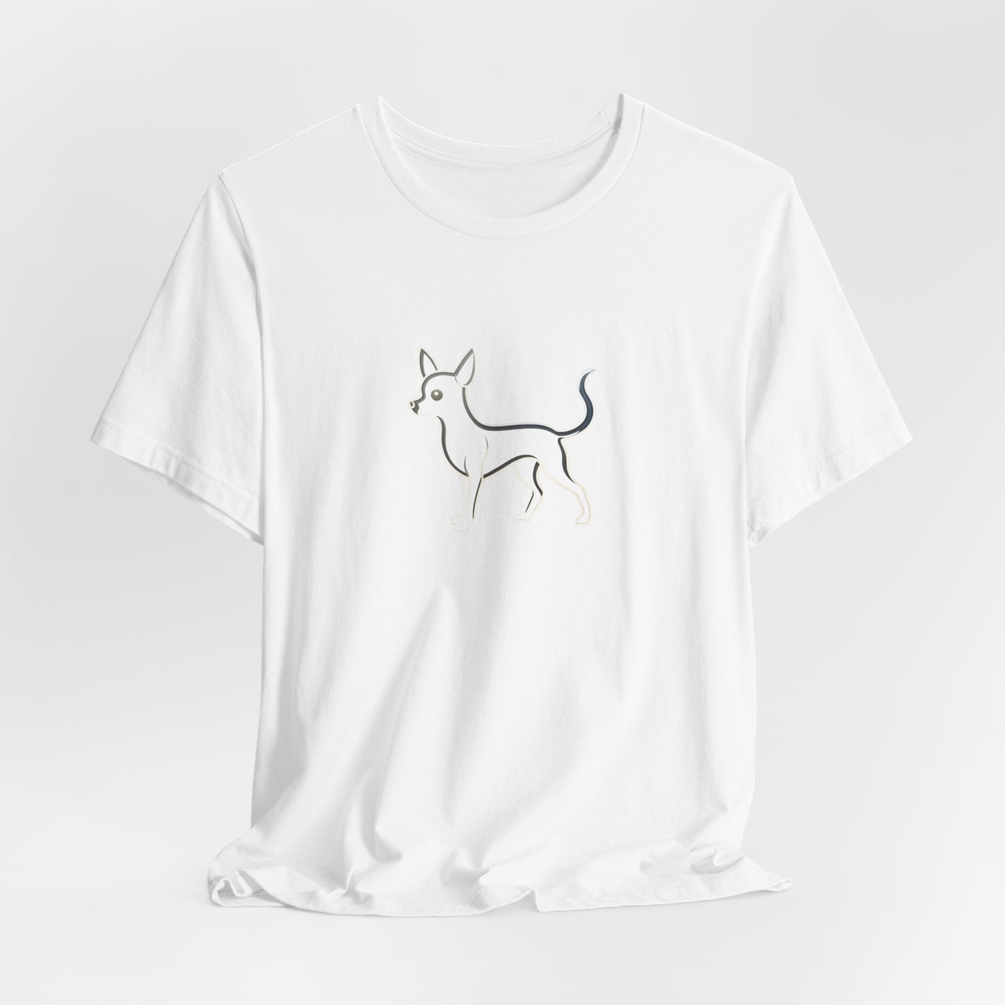 The Minimalist Muse: Chihuahua Line Art Tee Becheretty - "dog lovers"— less is often much more.