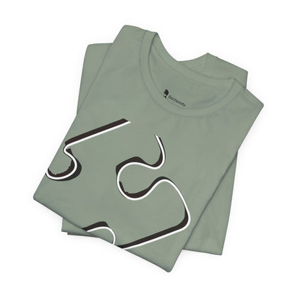 Autism Awareness Tee - Minimalistic graphic Becheretty - Unisex - Everyday Style
