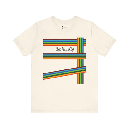 Colorful Becheretty Unisex T-Shirt, Casual Pride Tee, LGBTQ+ Apparel, Gift for Friends, Summer Fashion, Everyday Wear