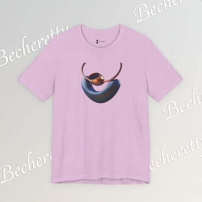 Necklace - Artistic design - T-Shirt short sleeve Becheretty- Fashion Casual Wear - Ideal Gift for Women