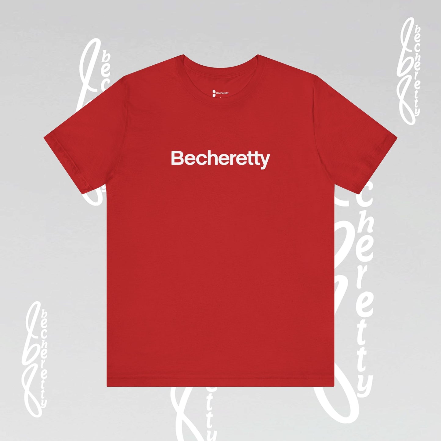 Short Sleeve Tee Becheretty  "Minimalist Design. Maximum Impact" Express Yourself. Casual Wear