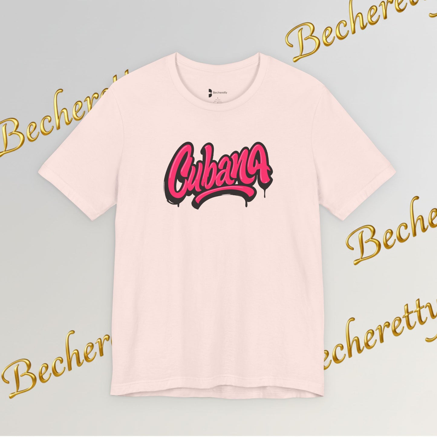 Graphic Tee "Cubana" Art Minimalist Becheretty - T-shirt that expresses confidence - Casual Wear