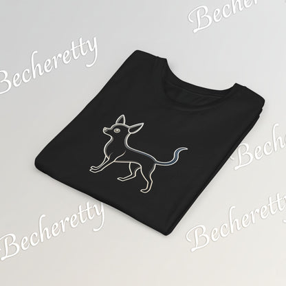 Youth T'Shirt - Graphic Chihuahua - Art Minimalist Becheretty - Perfect gift for Pet Lovers