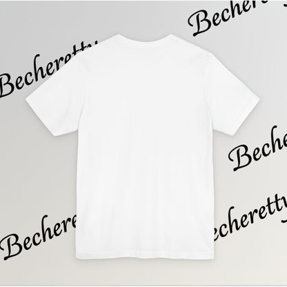 Gold Road Bike T-Shirt — Art Graphic Minimalist Becheretty - Gift Idea for Cyclist & Bike lovers