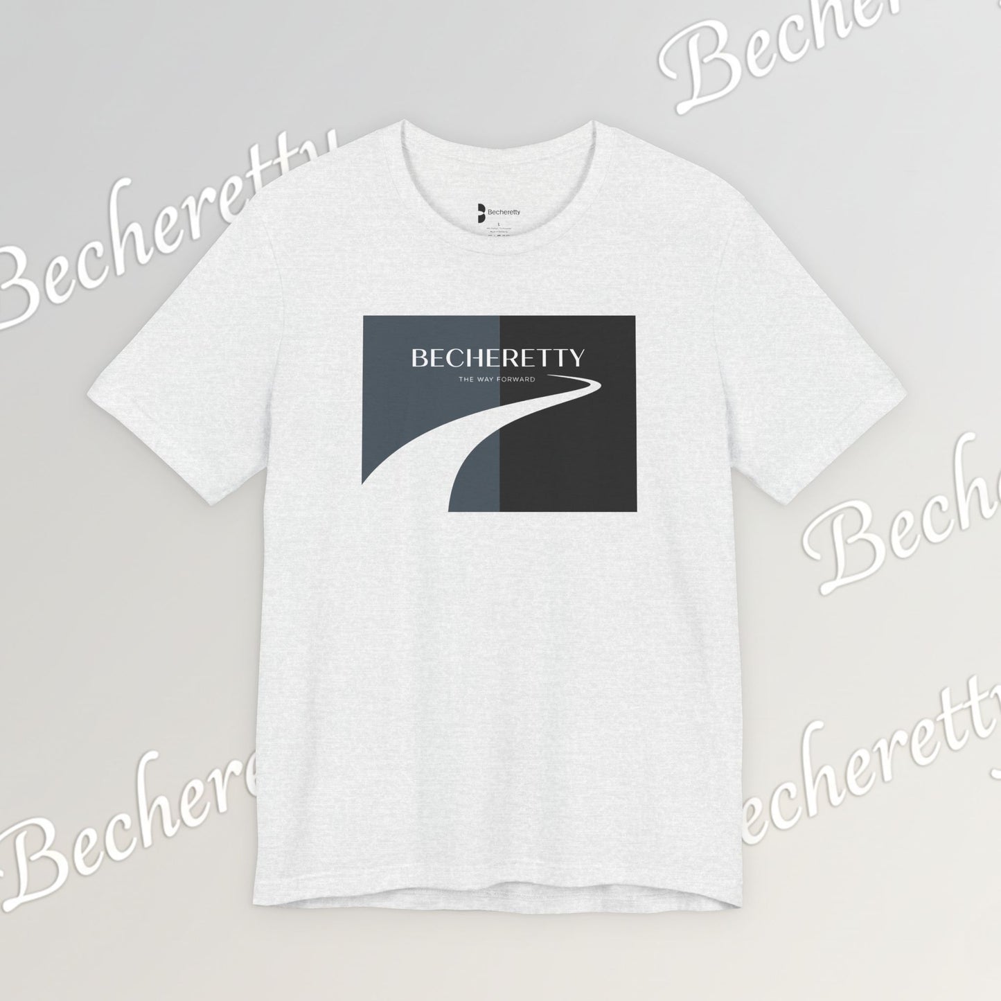 The Way Forward | Minimalist Cubist Graphic Tee Becheretty - Casual Wear, Gift Idea, Streetwear, Everyday Comfort