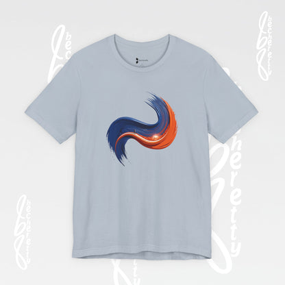 Graphic Abstract Colorful Brushstroke Tee - Art Minimalist Becheretty - Casual Wear - Authentic Apparel