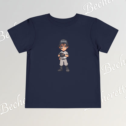 Toddler T-Shirt - Baseball Graphic Becheretty - Day Game, birthday gift - Day game & Casual wear