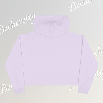 Football Lover’s Crop Hoodie - Becheretty's Graphic Art - Casual Outfit, Game Day Gift, Athletic Wear, Football Merchandise