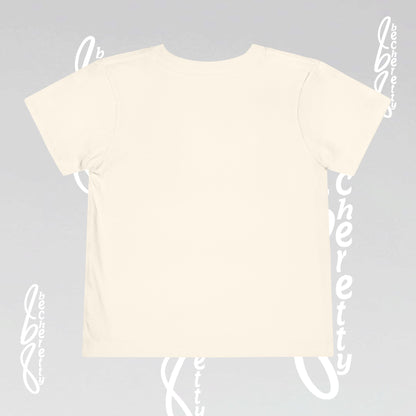 Toddler T-Shirt with a Cute Dino - Becheretty Playful Design Tee - Birthday Gift Idea