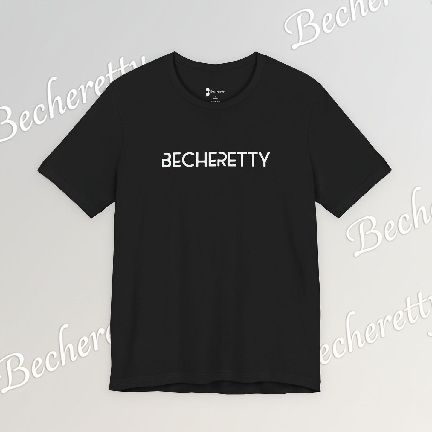 Short Sleeve Tee Becheretty  "Minimalist Design. Maximum Impact" Express Yourself. Casual Wear