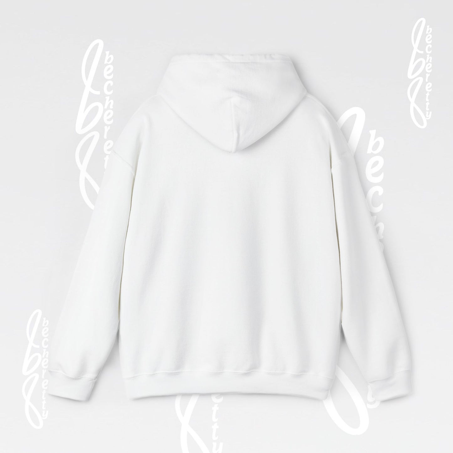 Luminous Silhouette Hoodie - Bauhaus-inspired geometric shapes - Art Graphic Minimalist Becheretty