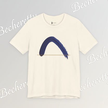 The Horizon Arc | Minimalist Brushstroke Tee - Art Graphic Becheretty - Exclusive series focused on clean, intentional art.