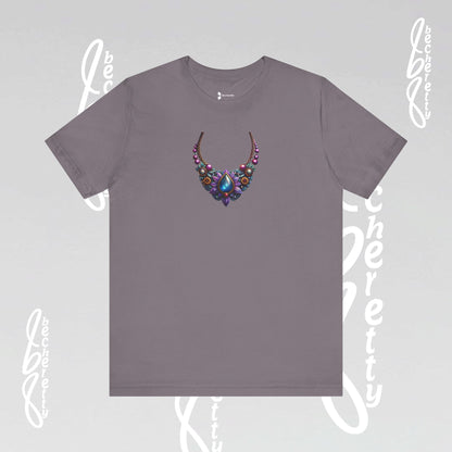 Colorful Necklace Design - Bohemian Inspire - Short Sleeve T'Shirt - Perfect gift for women