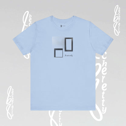 Minimalist Graphic Becheretty T-Shirt - Pixel Void Line - Modern Design for Art lovers - Casual Wear