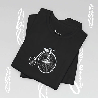 Retro Bicycle Graphic Tee Becheretty - Unisex Cotton T-Shirt, Perfect for Cycling Enthusiasts, Casual wear