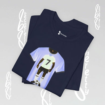 Soccer T-Shirt Number 7 - Graphic Becheretty - Perfect Gift for Soccer Lovers