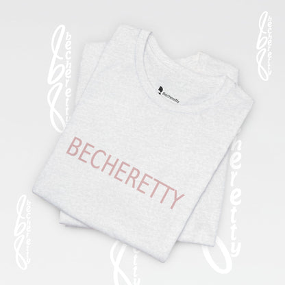 Becheretty  T-Shirt - Short Sleeve- Casual Style, Unisex - Relaxed Fit Top - Everyday wear