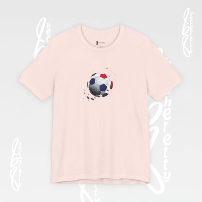Soccer Ball Graphic Tee — Artistic Minimalist Design Becheretty - Enthusiastic Fans - Match Day