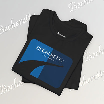 Becheretty Logo Tee — Minimal Retro Road Graphic Art Minimalist Becheretty -  Summer Outing, Casual wear