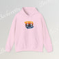 Graphic Hoodie - Smiling Sunset Brushstroke - Cute Happy Face- Art Minimalist Becheretty