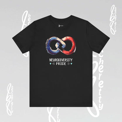 Neurodiversity Pride Tee - Graphic Art Becheretty - Summer, Casual T-Shirt